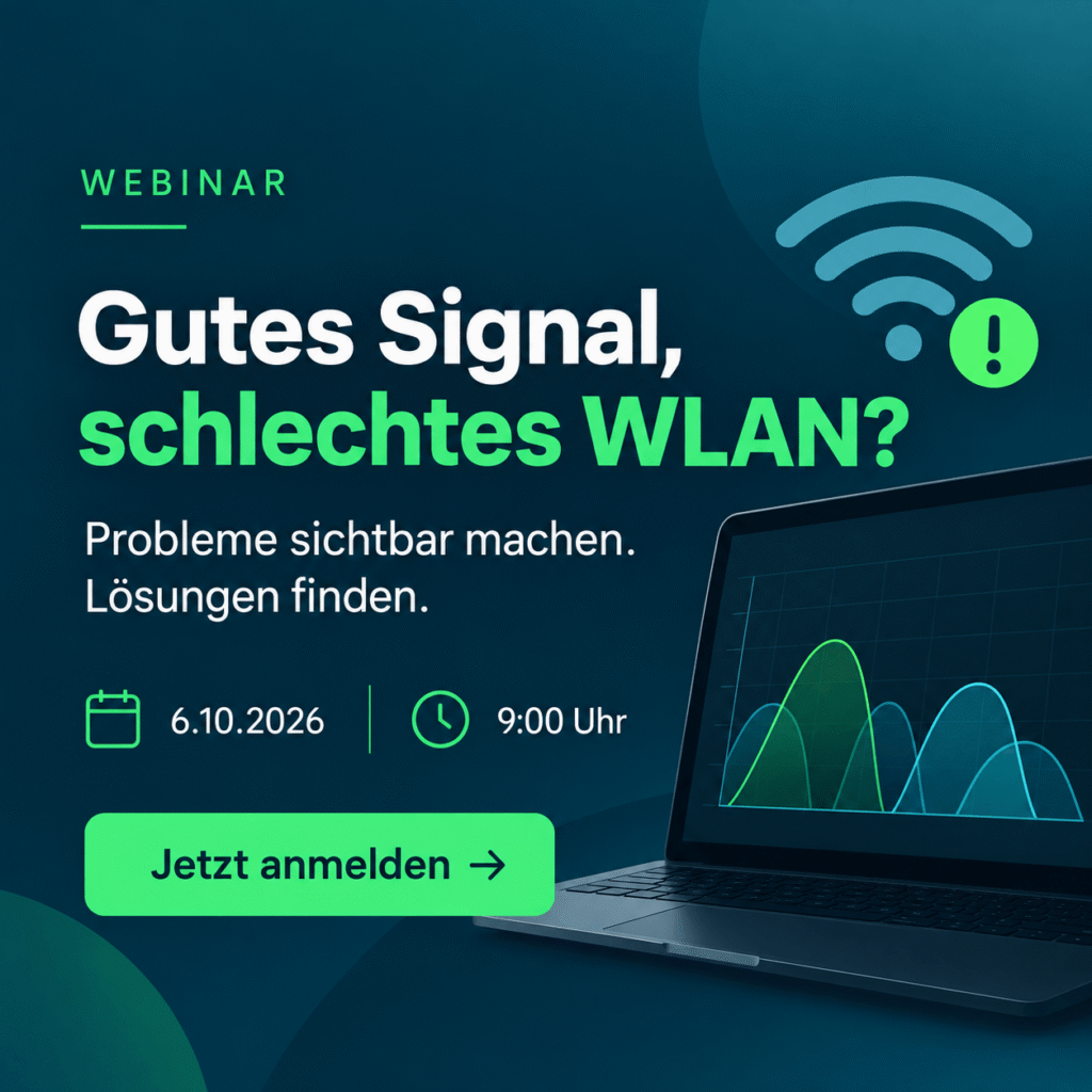 Webinar zum WLAN-Troubleshooting mit der MetaGeek App am 6. Oktober 2026
